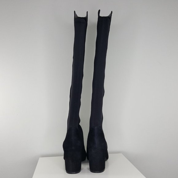 NEW Nine West Kerianna Tall Pull On Suede Boots - Picture 4 of 11